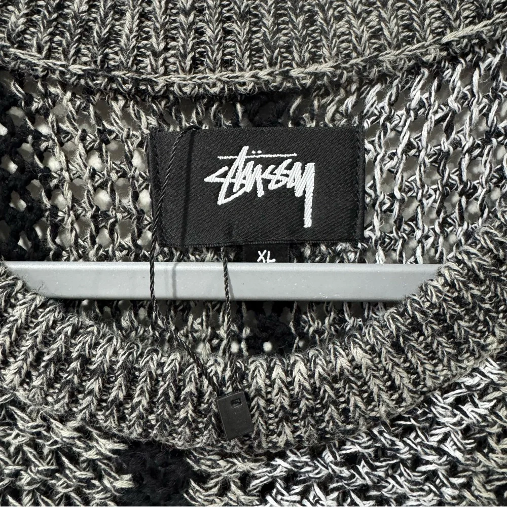 Stussy Baja Loose Gauge Sweater 'Black' Size‎ XL
